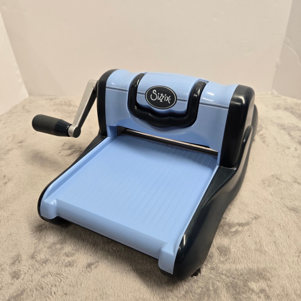 Sizzix BIGkick Model 02 Manual Die Cutting Embossing Machine Blue Black
